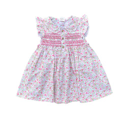 Smocked Dress Rose