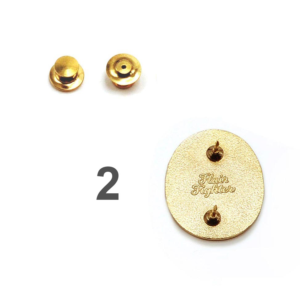 Gold Locking Pin Back |Secure Pin Backs |Spare Pin Back |Spare Enamel Pin  Back |Locking Clutch |Deluxe Locking Pin Back |Disney Pin Saver