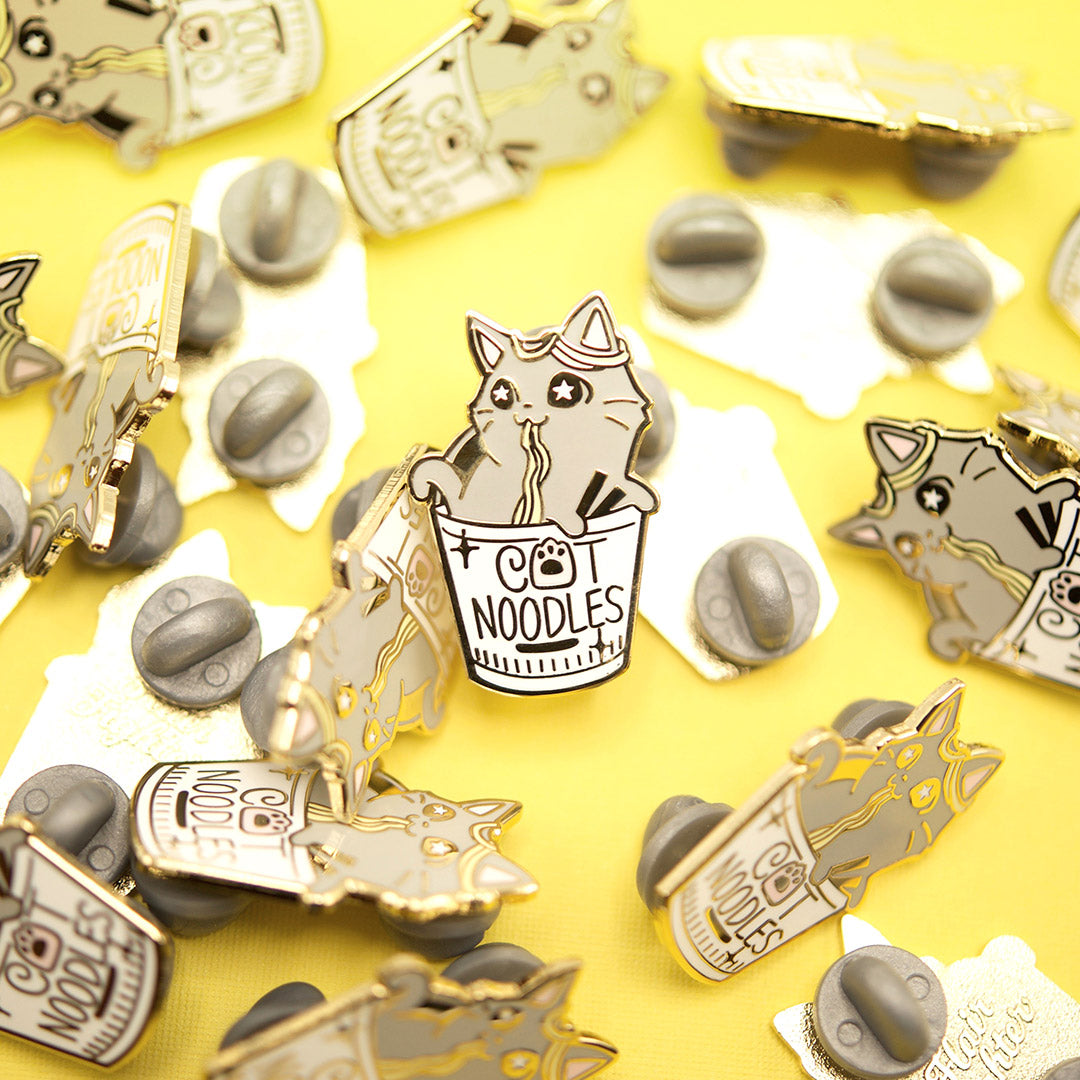 SehreensArtLab Cat Pin- Orange Tabby Cat Enamel Pin- Pins and brooches- Pins for Bags- Kawaii Pins for backpacks-pins for boards-cat gift-cat Mom Cute Pins