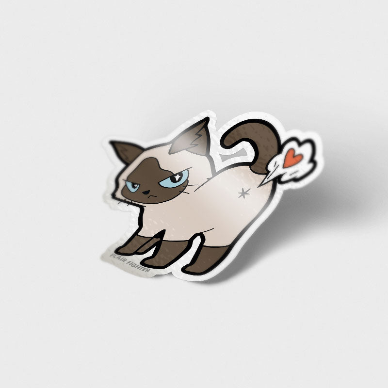 Cat (Cup) Noodles Waterproof Vinyl Sticker - Flair Fighter