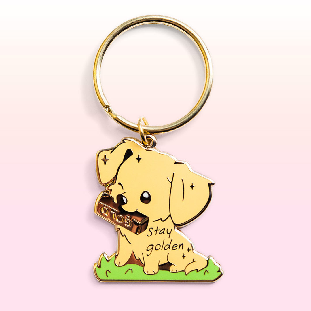 Golden Retriever Enamel Keychains FULL SET [10 PCS] - Flair Fighter