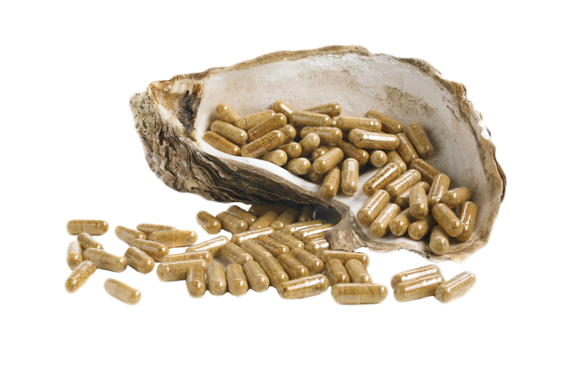 Oyster shell and capsules