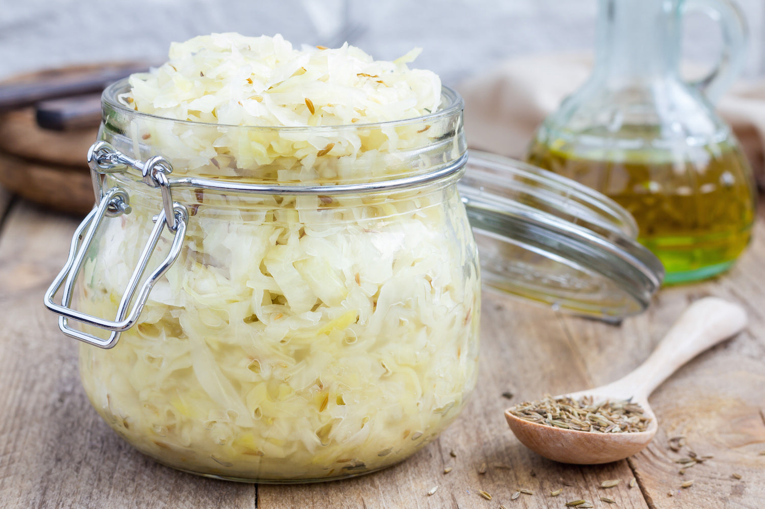 jar sauerkraut