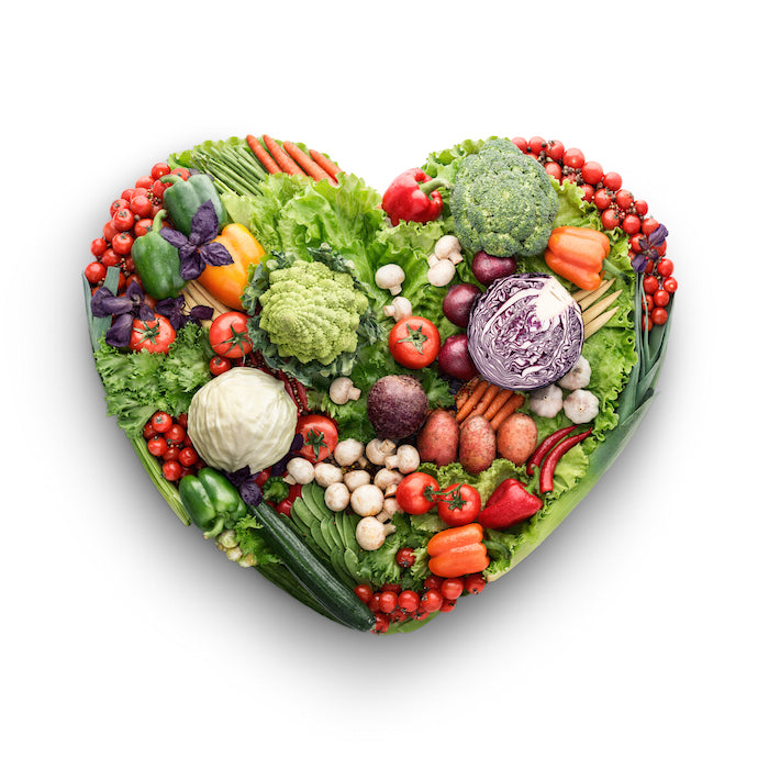 Organic veg heart