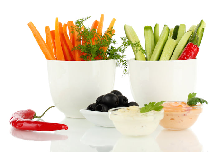 Veg sticks and dips