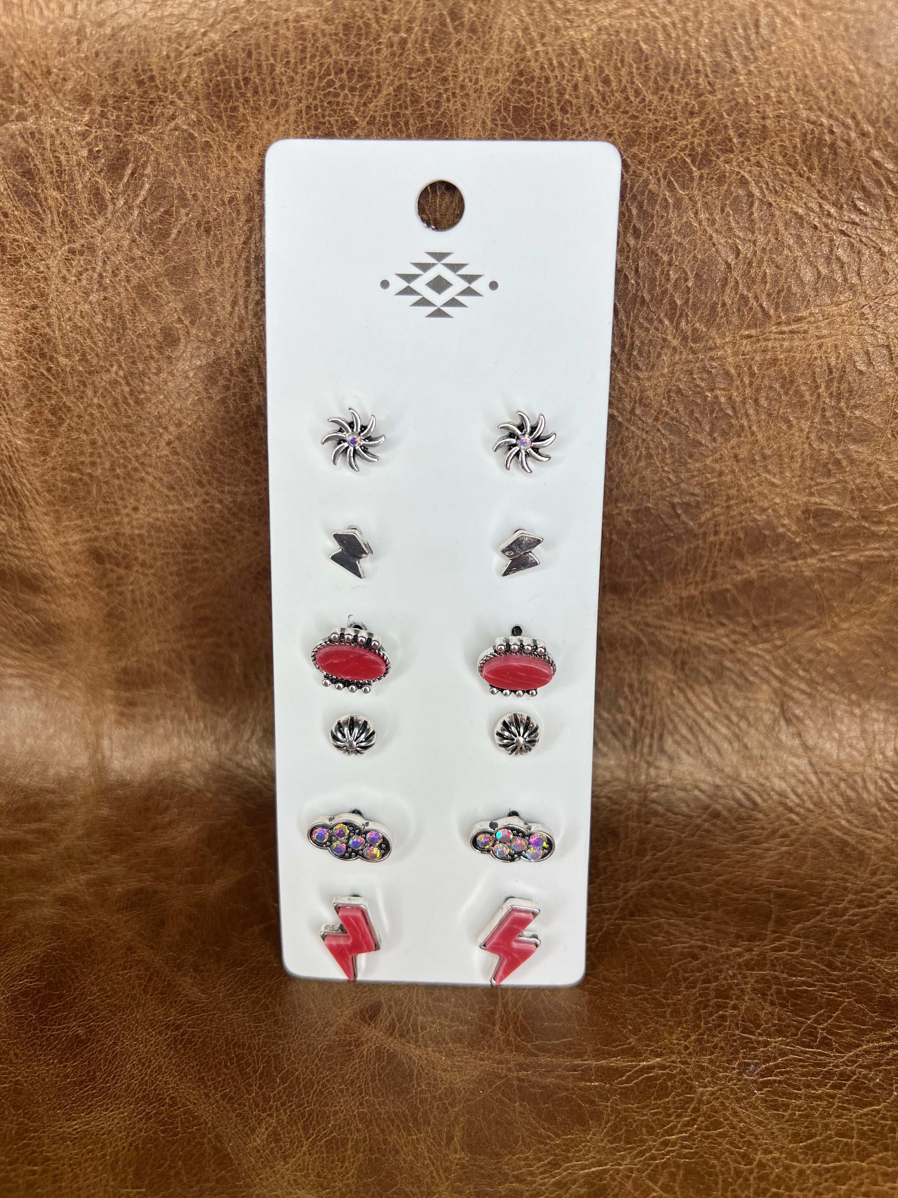 (Wild West Stud Set - Red