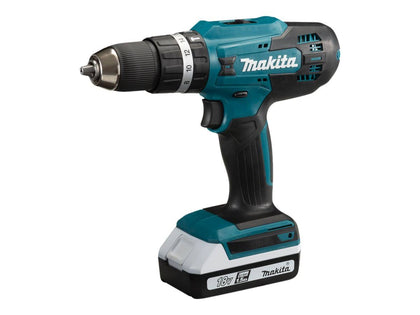 Makita Hp488d Cordless Combi Drill Blue + 1 2.0ah battery & charger