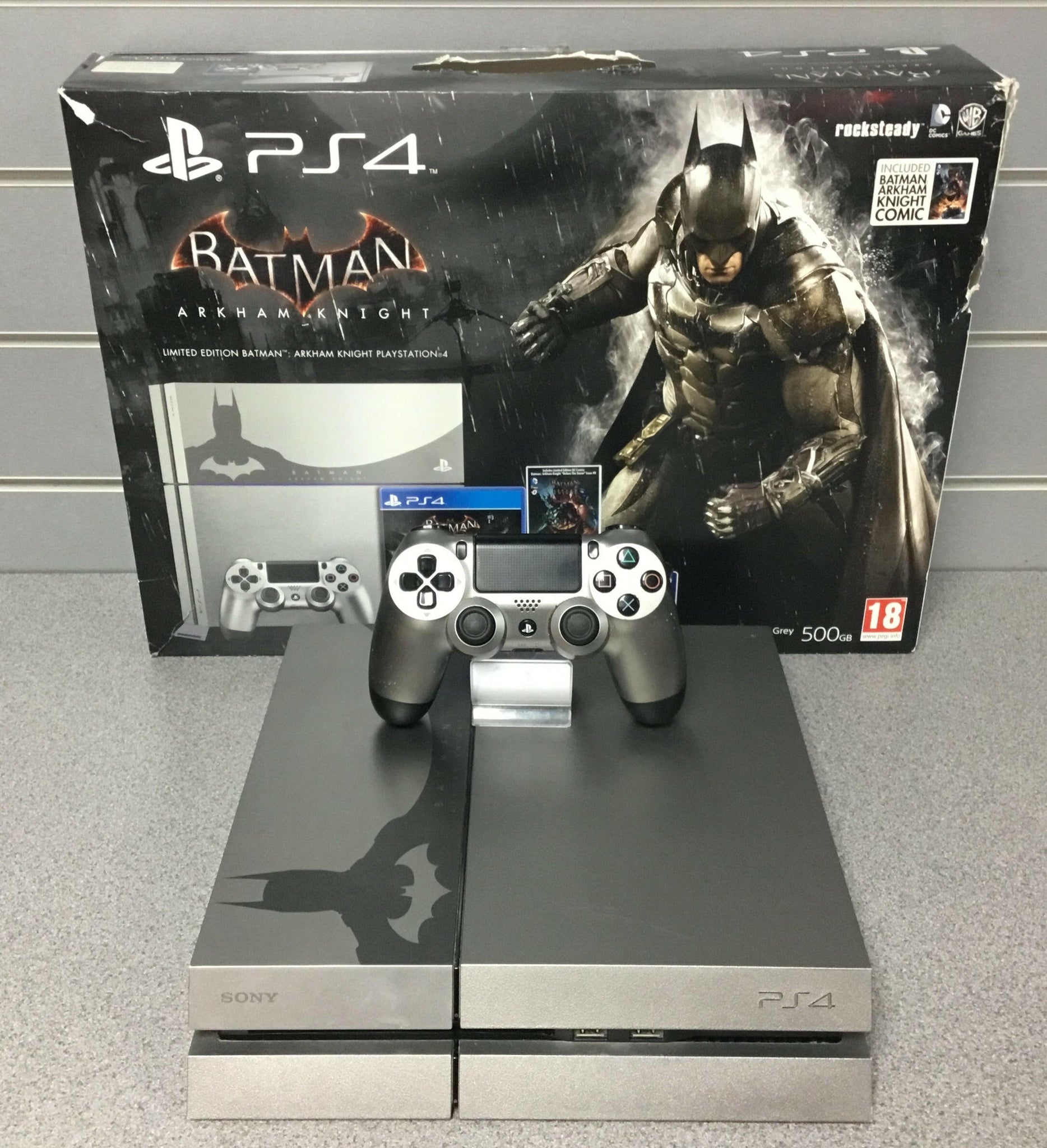 BOXED** PlayStation 4 500GB **ARKHAM KNIGHT SPECIAL EDITION CONSOLE* – Cash  Gen UK Limited