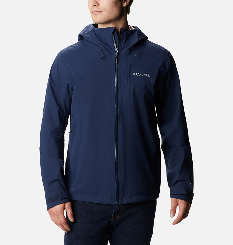 Landmark | Columbia Ampli-Dry Waterproof Shell Jacket in Deep Marine