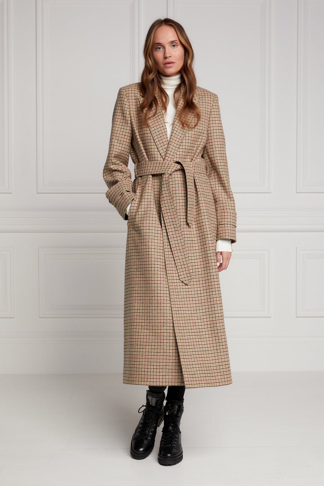 Holland Cooper Highbury Cape Coat Tawny