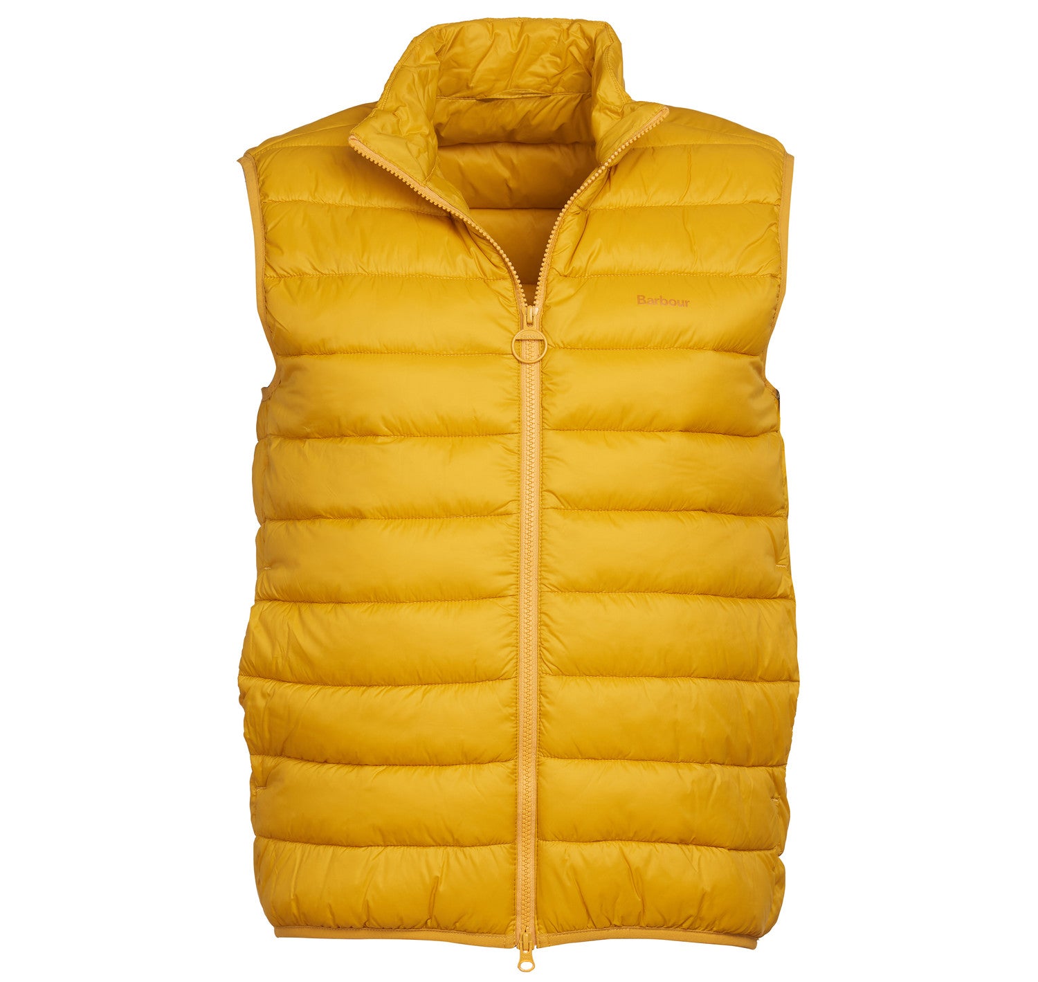 barbour yellow gilet