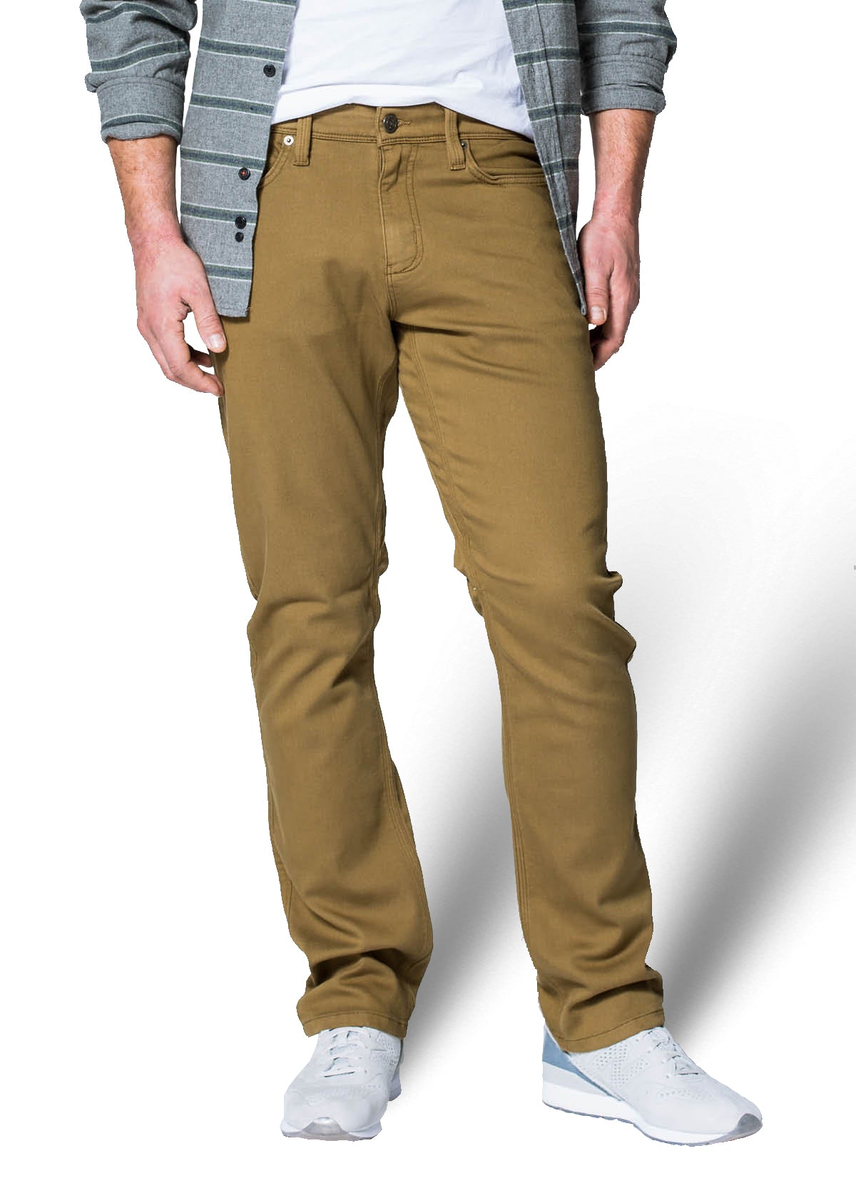 Mens Duer Pants | No Sweat Pant Relaxed in Tobacco Brown — Landmark