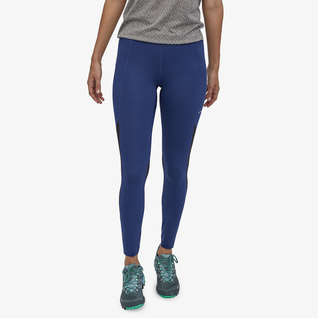 Landmark  Patagonia Pack Out Hike Tights in Smolder Blue