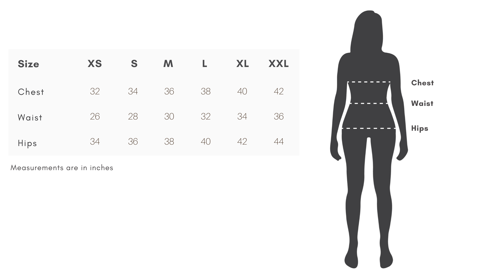 Size Guide – Apple and Eve