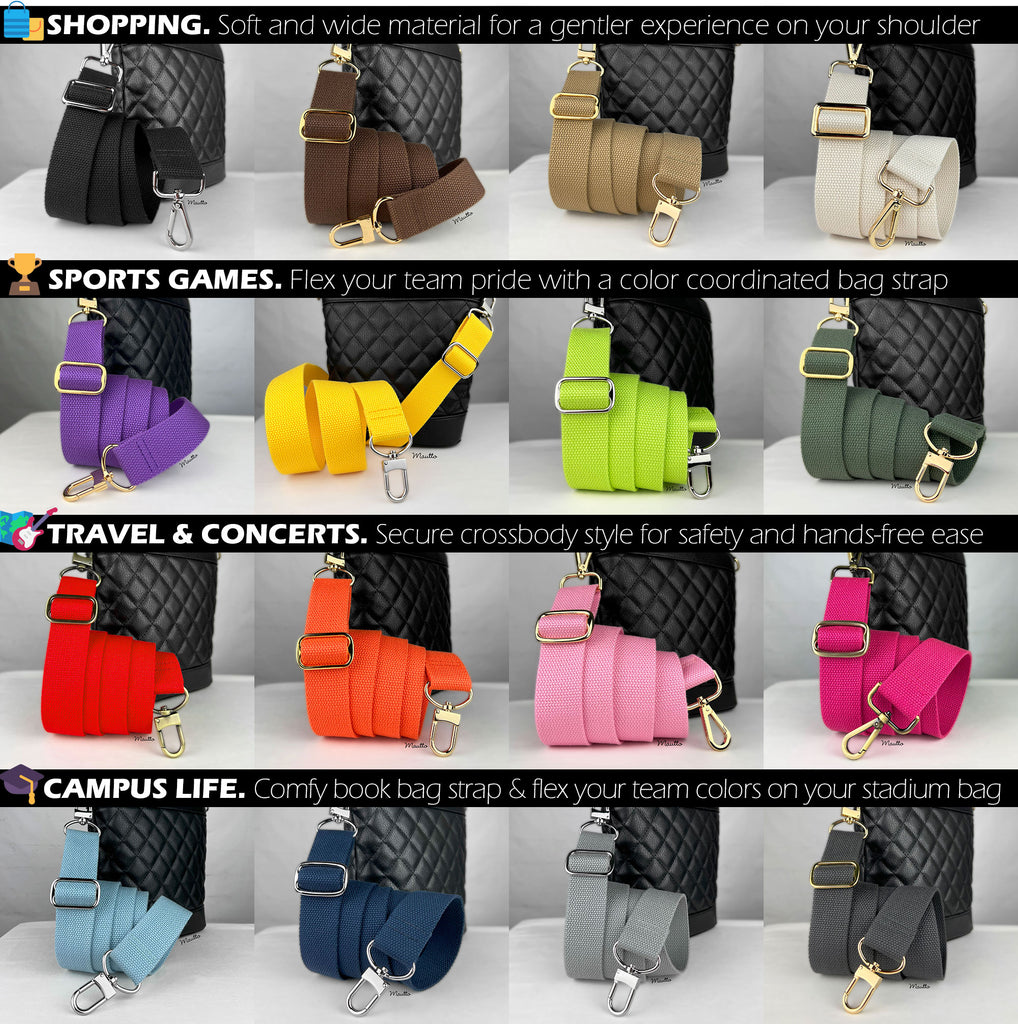 Photo of casual comfortable strap color options.