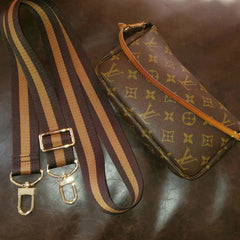 DE and Golden Honey accessory strap for LV purses and handbags.