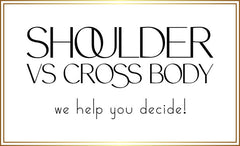 Shoulder vs Cross Body logo.