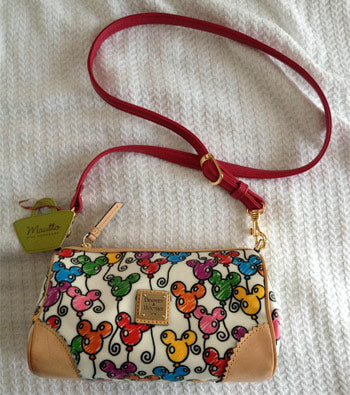 Disney themed Dooney and Bourke bag with new adjustable strap.