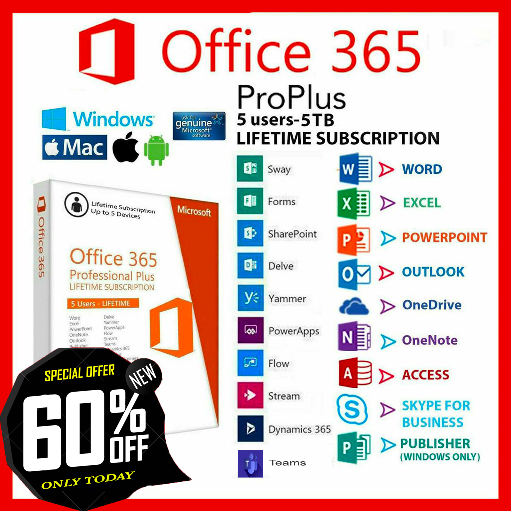 microsoft office 365 professional plus bonanza