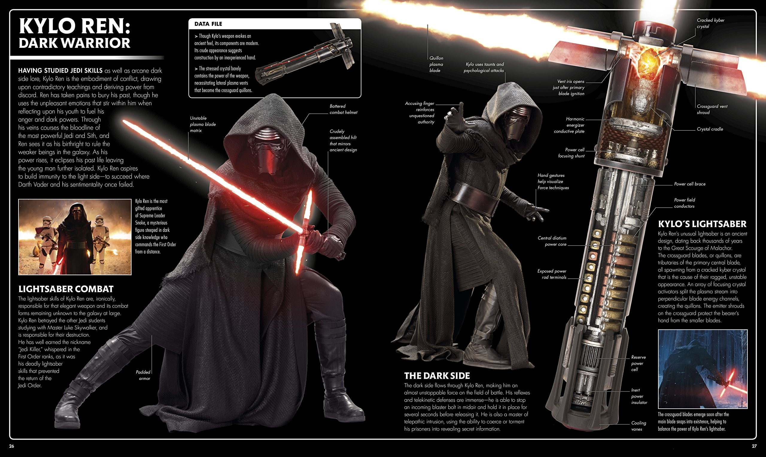 Extrait encyclopédique sur le Sabre Laser de Kylo Ren