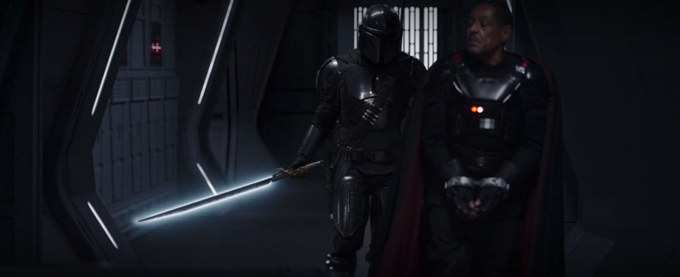 Sabre Laser Noir dans The Mandalorian