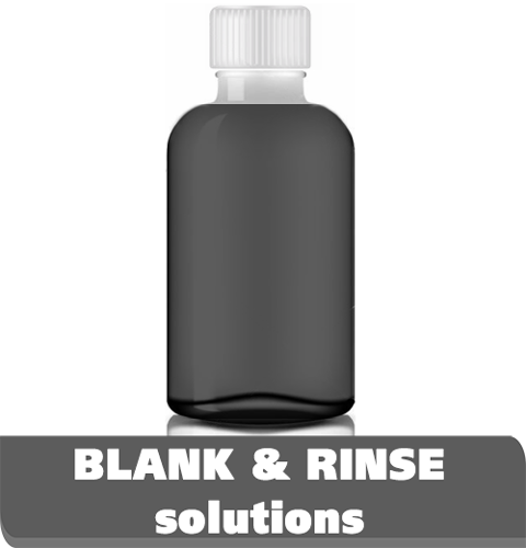 Blank & Rinse Solutions