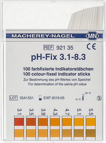 BANDELETTE pH FIX 3.6-6.1 NON MIGRANTE MACHEREY NAGEL® x 100 *** - Atlantic  labo ics