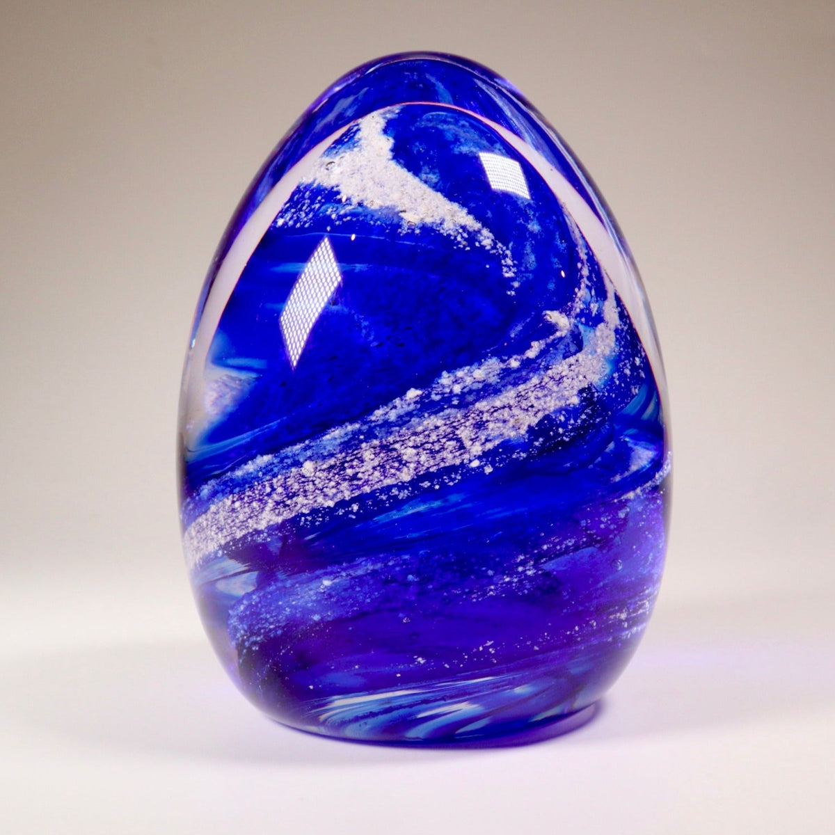 Oval Cremation Ashes Glass Paperweight – Stuart Wiltshire Glass Outlet