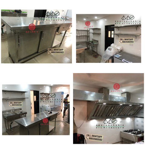 Stainlessteel kitchen project