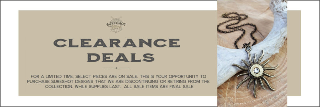 On Sale & Clearance Deals - SureShot Jewelry - SureShot Bullet Designs