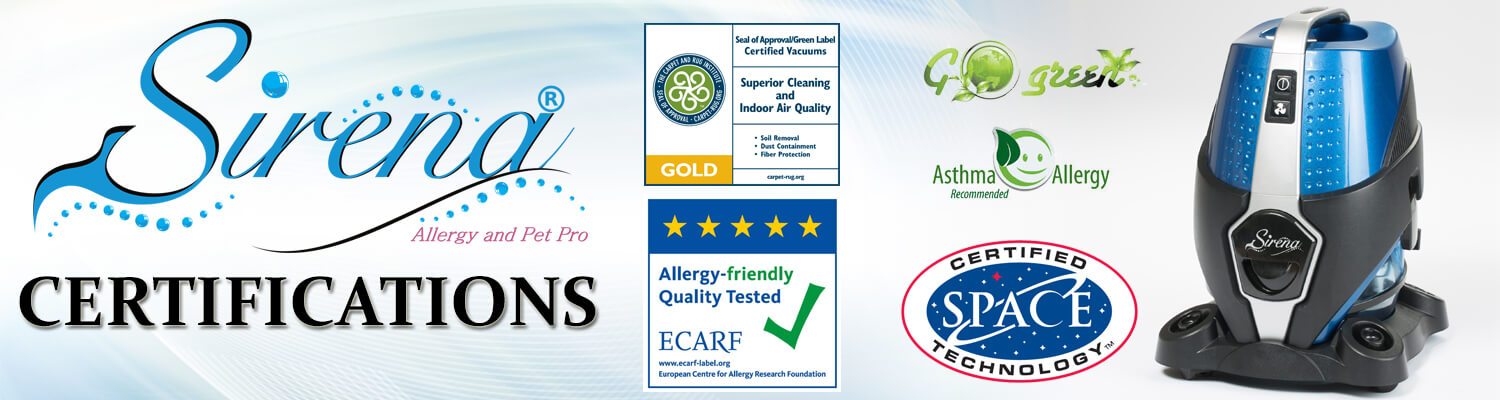 Water Based Filtration Vacuums  Asthma & Allergy Friendly Certification  Program