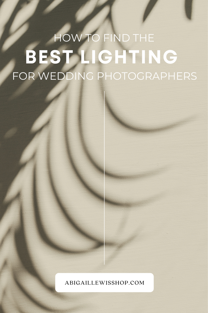 how to find the best light for wedding photographers 