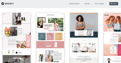 showit website templates