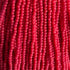 filo di cristallo cipolla opaco 4 mm colore rosso - 1 filo