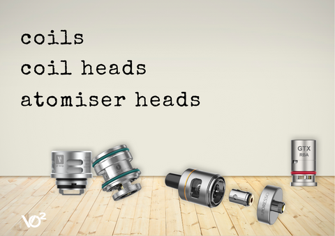 Definition for vape coils, coil heads, atomiser heads.