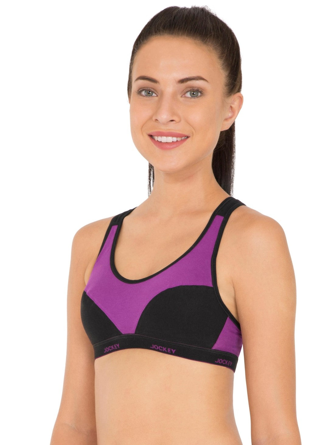 jockey padded sports bra