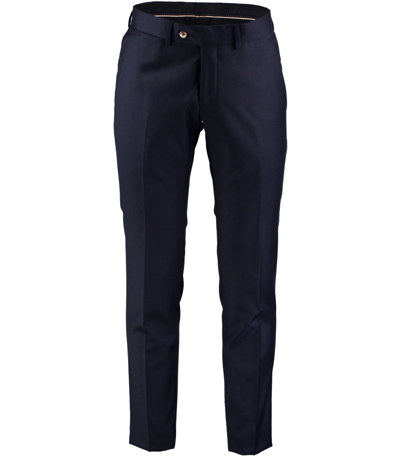 Perfetto Pure Wool Trouser - Navy - James Of Montpellier