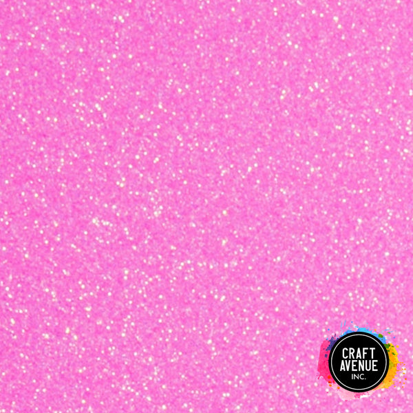 Flamingo Pink Glitter HTV — WickStreetVinyl