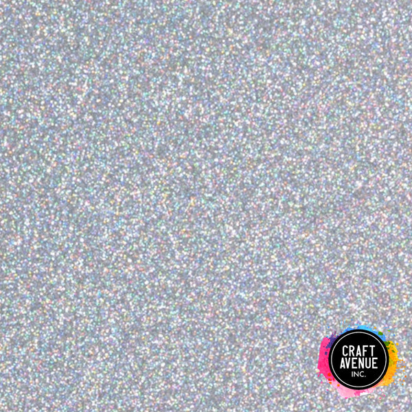 Silver Glitter HTV – Craft Avenue Ltd.