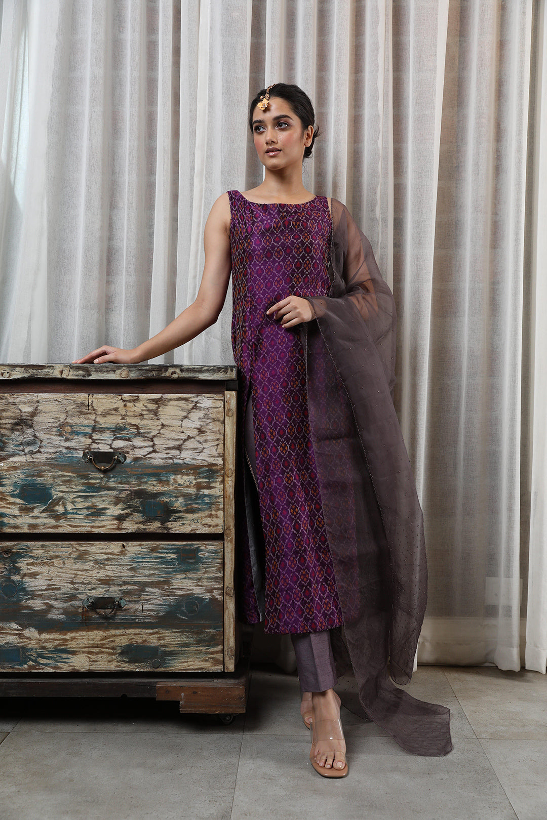 Buy Raw Silk Trousers Online  Airavata Weaves and Textiles