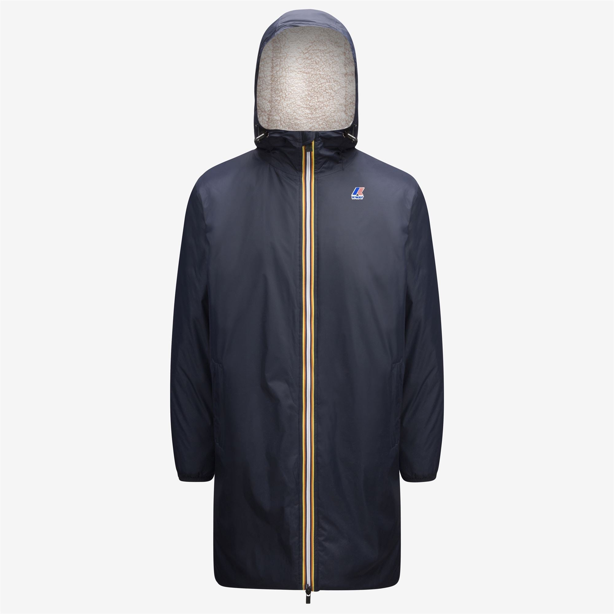 Long packable store raincoat