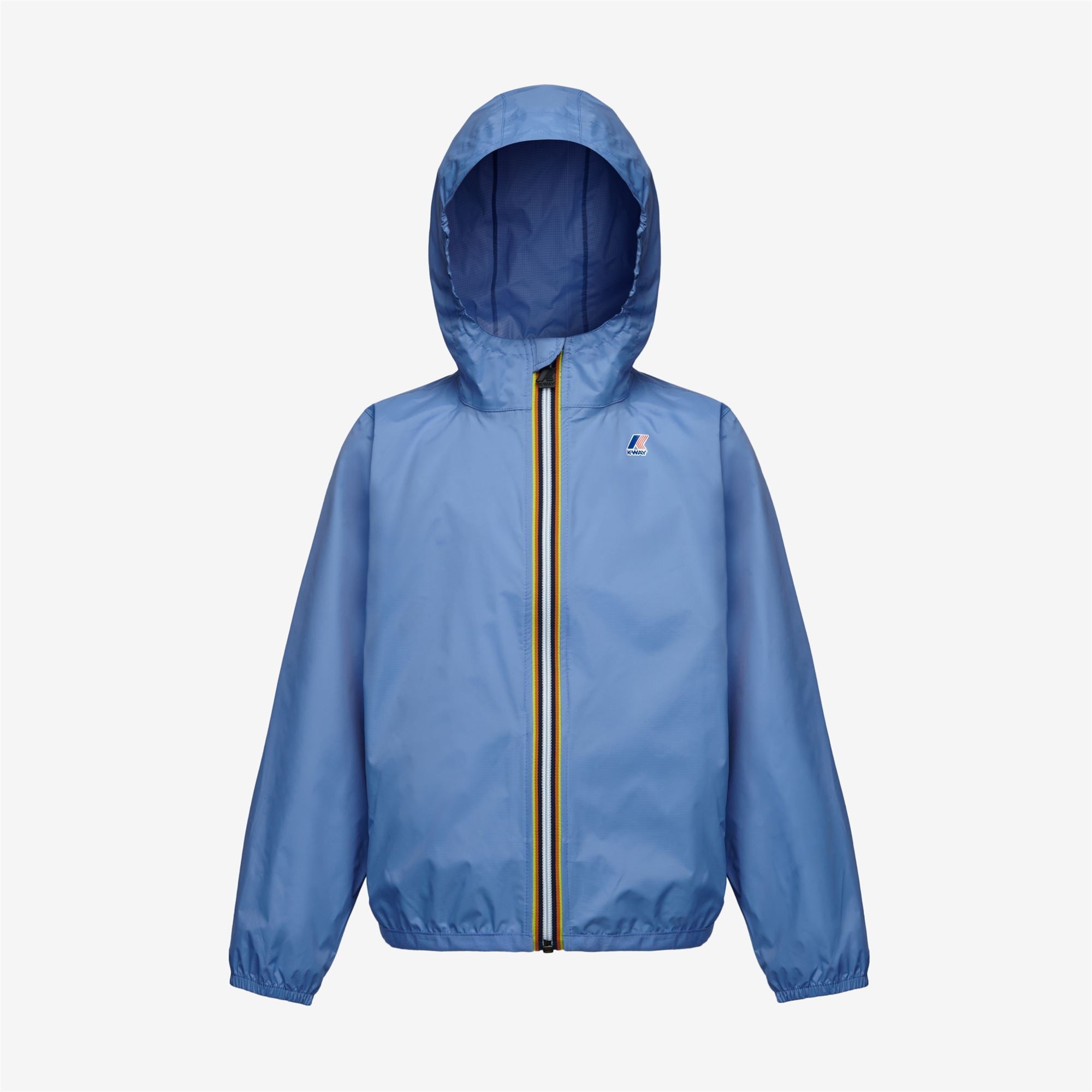 K-Way Le Vrai Claude Blue Depht Kids Packable Full Zip Windbreaker