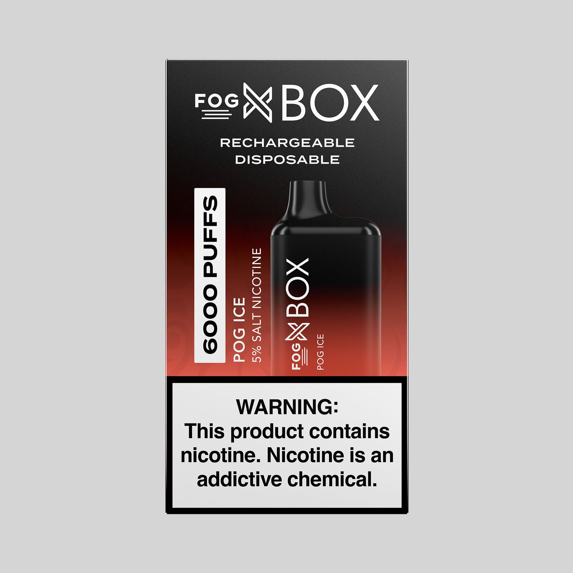Fog X Box POG Ice 6000 puff Disposable