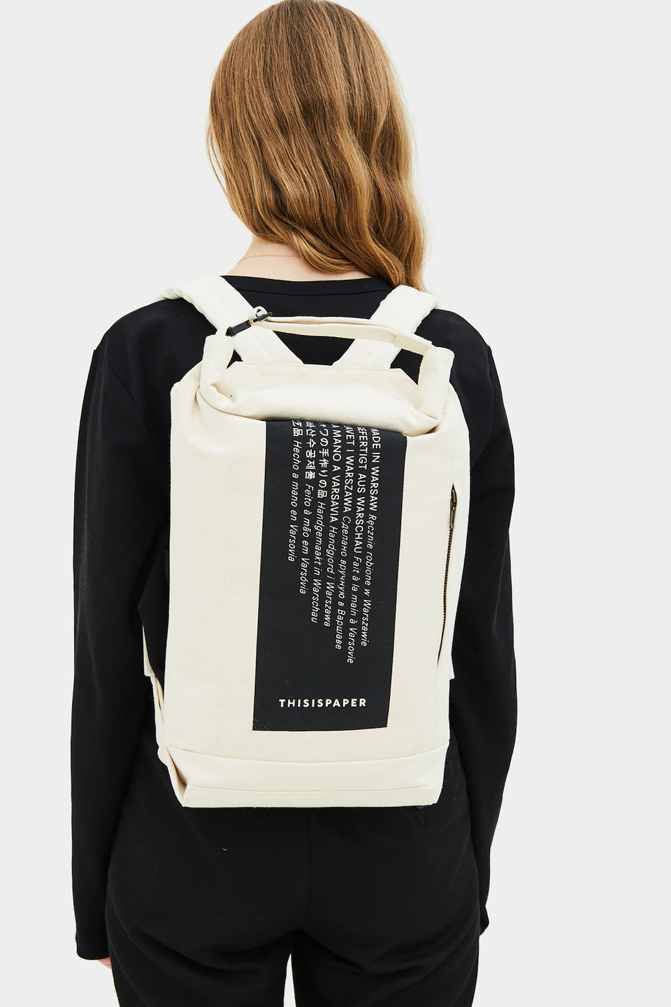 Thisispaper U-tility Backpack 01 Small Off-white – Thisispaper Shop