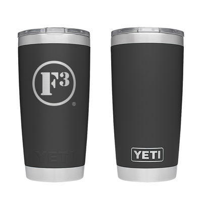 F3 Laser Engraved Stainless Steel Tumbler 20 Oz (Silver) – The F3