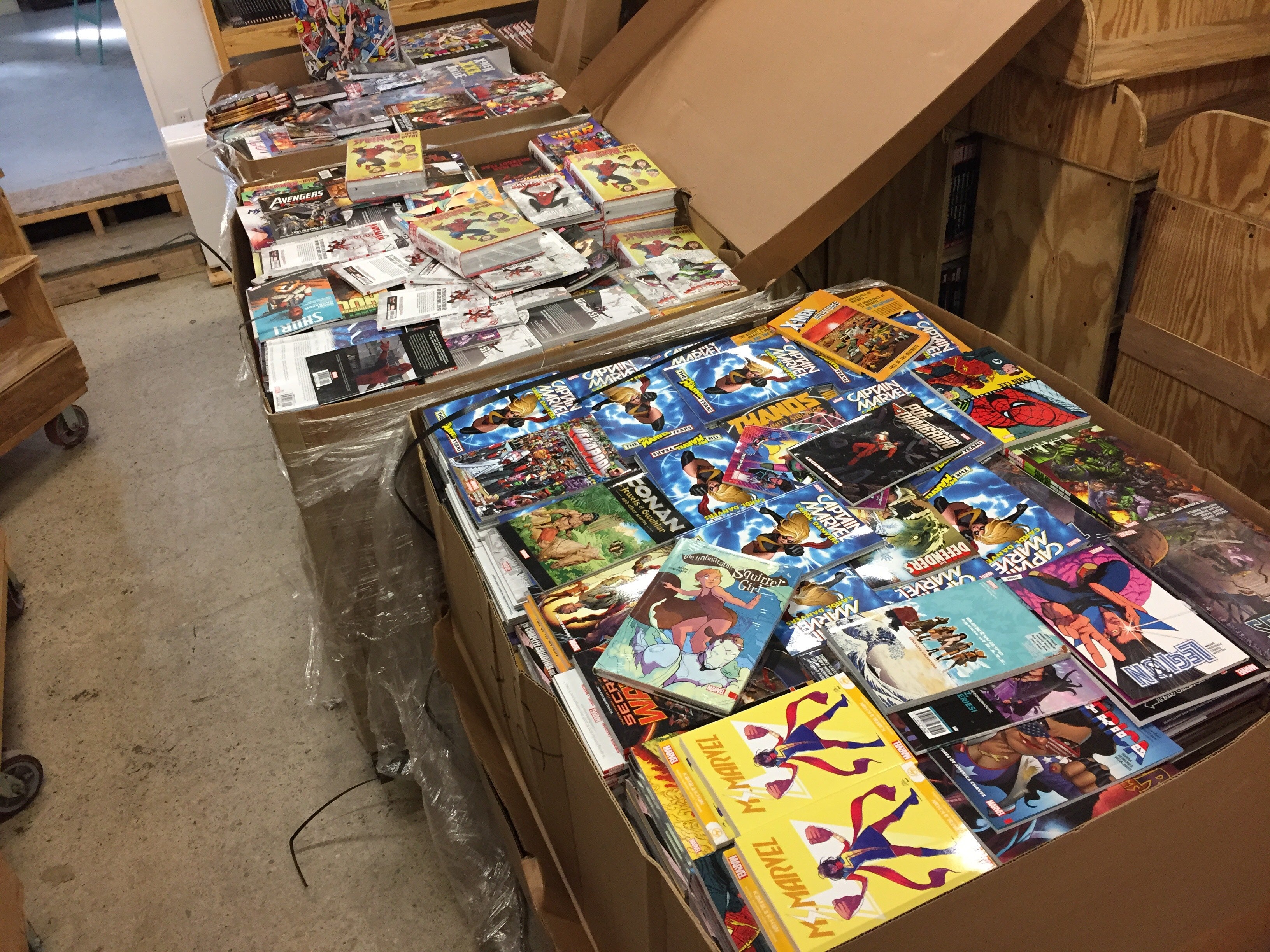 Marvel Comics Remainder Book Pallet