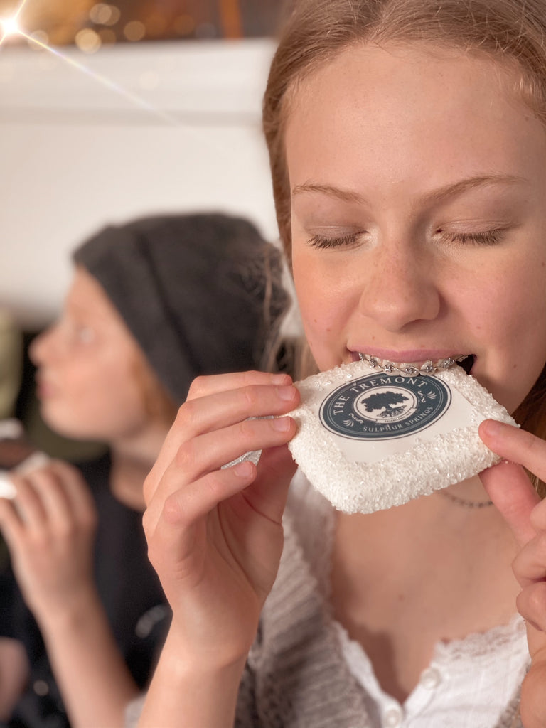 Lily with cookie