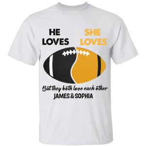 American Football Fans Love Each Other - Personalized Shirt - Hoodie - Sweatshirt Gift For Couple - GiftWorldVip