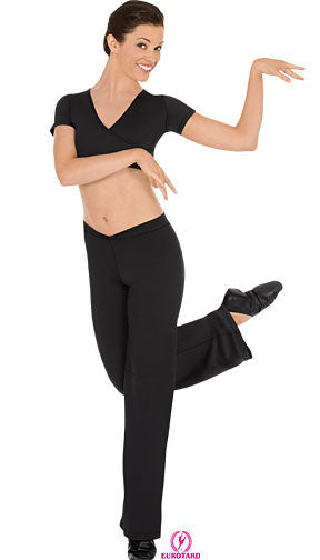 Body Wrappers Straight Leg Stretch Cotton Jazz Dance Pants - B191 Boys