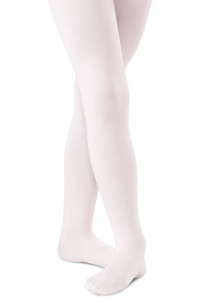 Capezio Suntan Footless Tight w Self Knit Waist Band, Child One Size